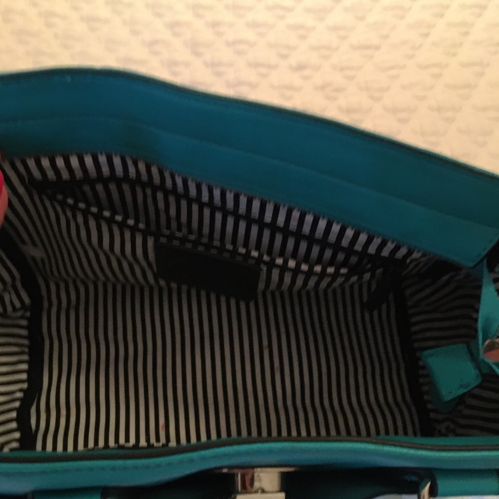 Teal Tote Bag by Charming Charlie - Picture 4 of 4